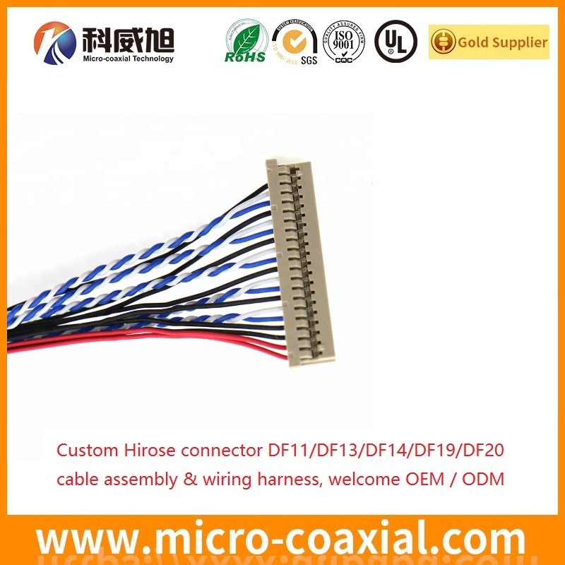 HRS DF20 DF19 DF14 Hirose Wiring Harness OEM ODM HRS wire harness manufacturer