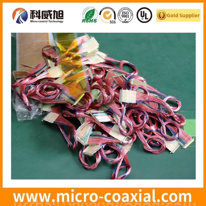 Custom micro coax cable I-PEX 20453-240T micro coaxial cable assembly manufacturer