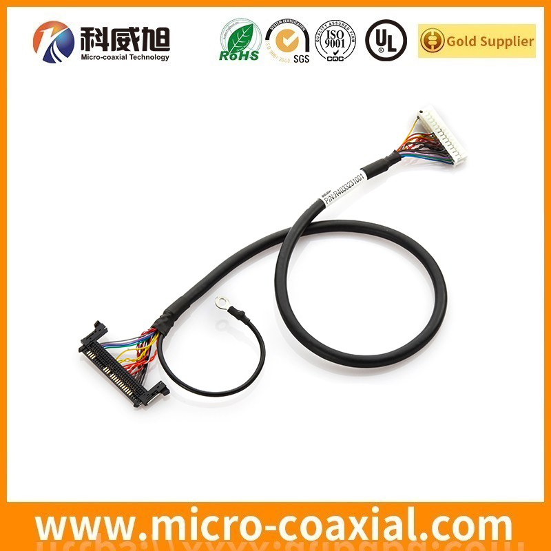 Built DF36C-15P-0.4SD MCX LVDS cable I-PEX 20346-030T-31 LVDS eDP cable Provider