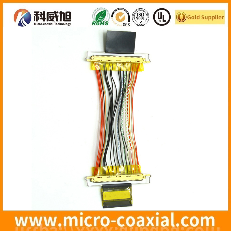 Built FI-JW50S-VF16 fine pitch connector LVDS cable I-PEX 20347-315E-12R LVDS eDP cable manufacturing plant