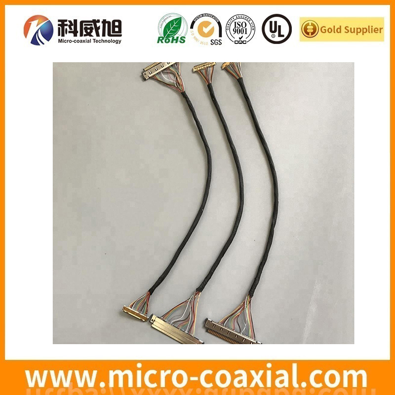 Built FI-RXE41S-HF-G-R1500 fine-wire coaxial LVDS cable I-PEX 20142-040U-20F LVDS eDP cable supplier