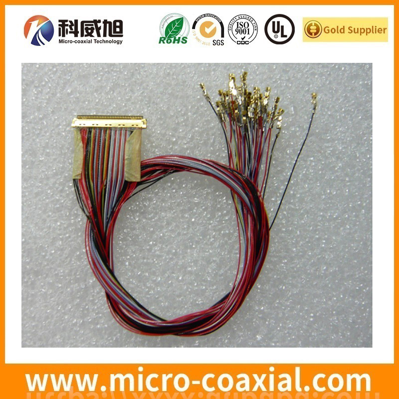 Built FX16-21S-0.5SV(30) micro coaxial connector LVDS cable I-PEX 20849-040E-01 LVDS eDP cable Manufactory