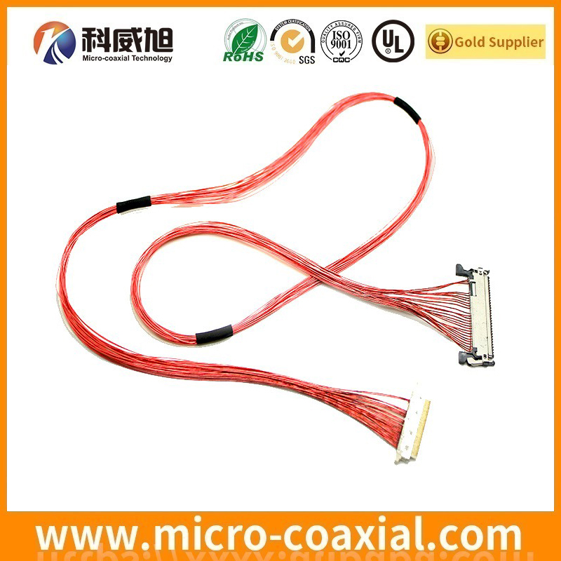 Built I-PEX 1765-410B-B micro flex coaxial LVDS cable I-PEX 20532 LVDS eDP cable Manufacturer