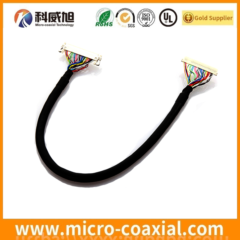 Built I-PEX 20153-050U-F MCX LVDS cable I-PEX 20389 LVDS eDP cable Manufactory