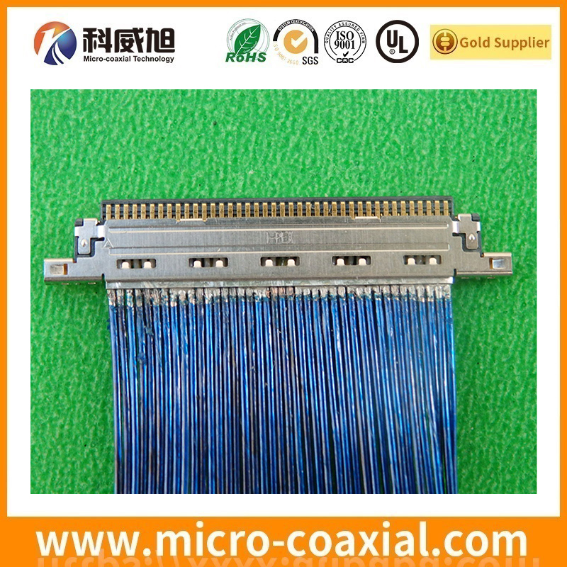 Built I-PEX 20227-030U-21F Fine Micro Coax LVDS cable I-PEX 20374-R30E-31 LVDS eDP cable supplier