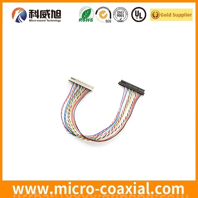 Built I-PEX 20347-325E-12R Micro-Coax LVDS cable I-PEX 20186-020E-11F LVDS eDP cable provider