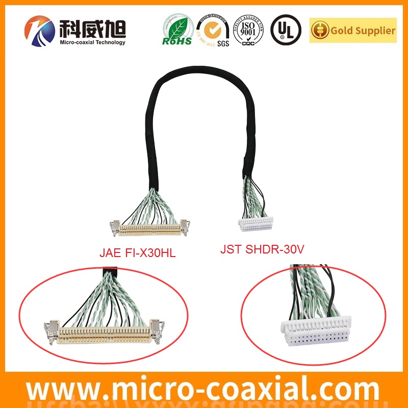 Built I-PEX 20380-R30T-06 Micro Coax LVDS cable I-PEX 20229-020T-F LVDS eDP cable Manufacturing plant