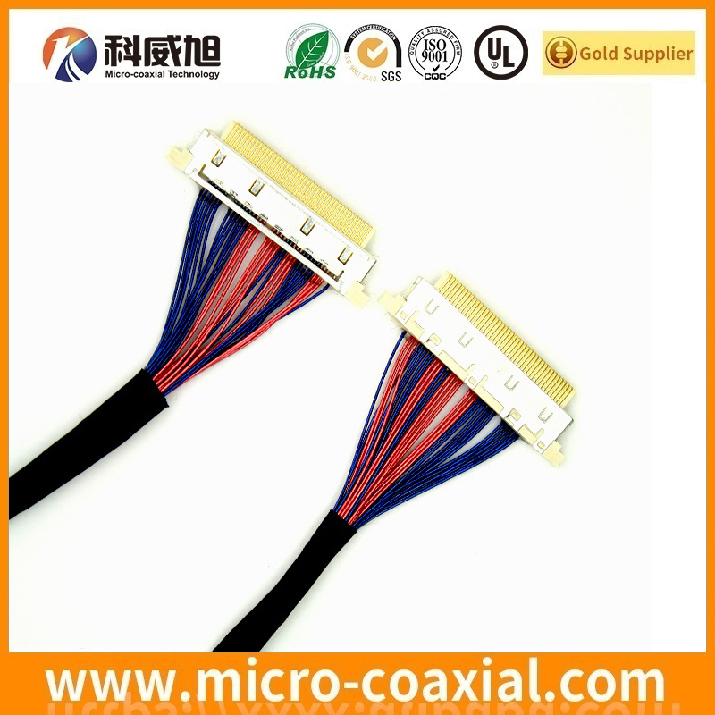 Built I-PEX 20682-040E-02 fine wire LVDS cable I-PEX 1720-020B LVDS eDP cable manufacturer