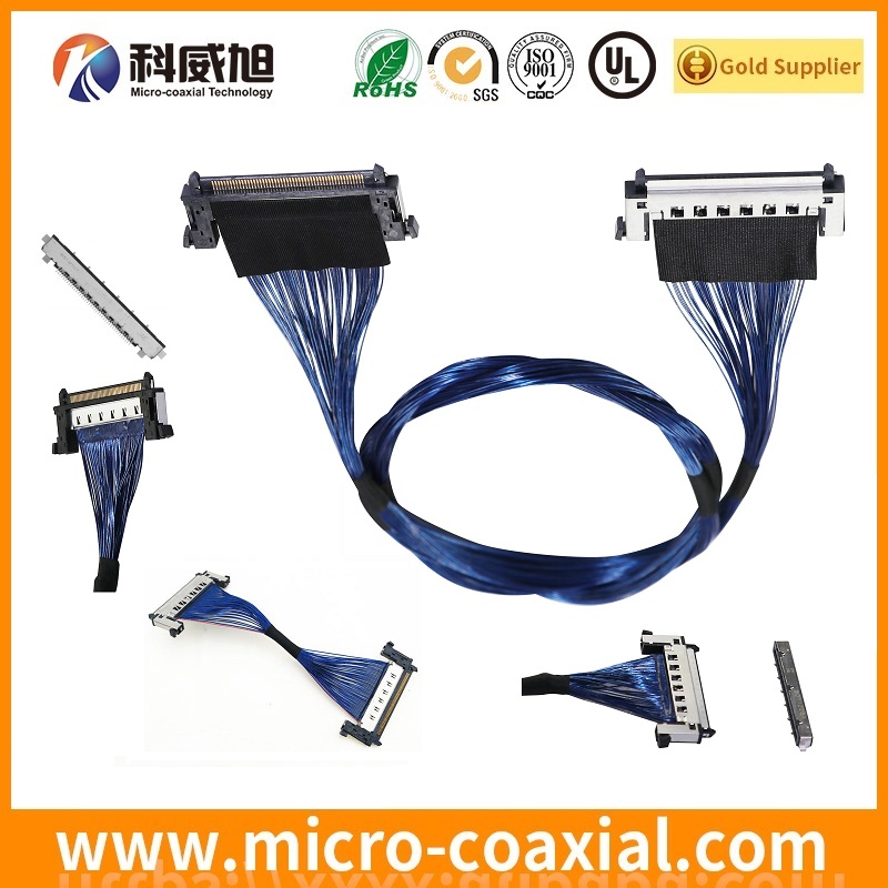 Built I-PEX 20849-040E-01 fine micro coaxial LVDS cable I-PEX 20373-R10T-06 LVDS eDP cable manufactory