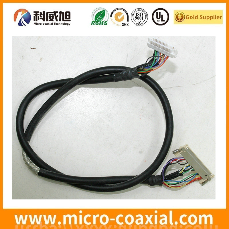 Built I-PEX 3204-0501 micro flex coaxial LVDS cable I-PEX 20346-025T-11 LVDS eDP cable supplier