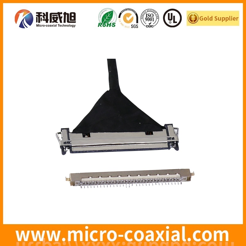 Built XSLS20-30 micro coax LVDS cable I-PEX 20455-050E-99 LVDS eDP cable supplier
