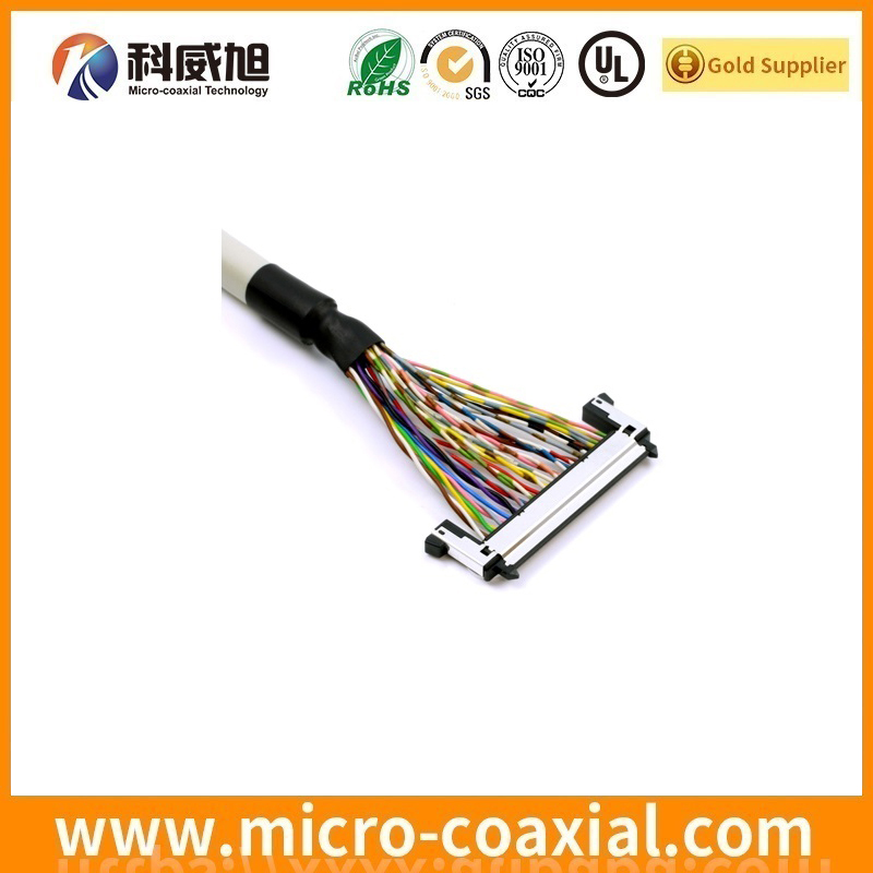 Custom 2023318-1 micro coaxial LVDS cable I-PEX 20346-010T-32R LVDS eDP cable manufactory