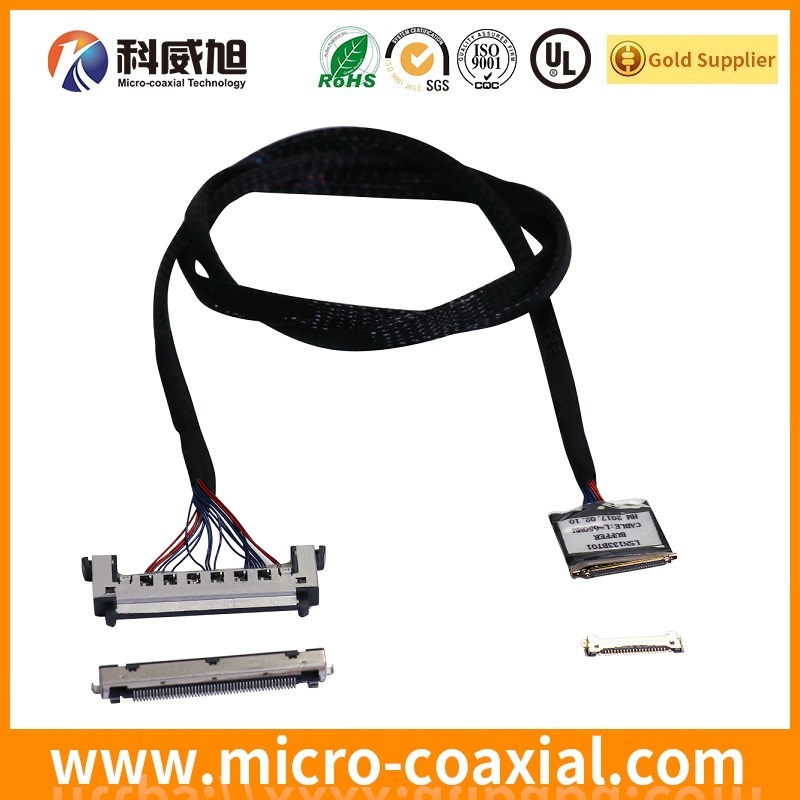 Custom DF36-20S-0.4V(52) MCX LVDS cable I-PEX 2182-030-03 LVDS eDP cable Factory