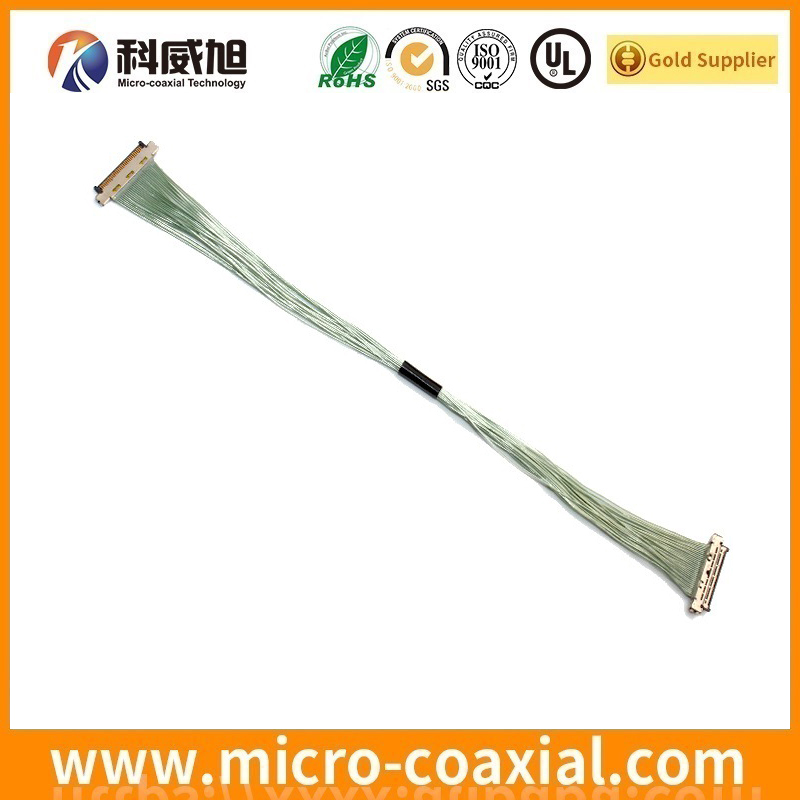 Custom DF36A-40P-SHL Micro-Coax LVDS cable I-PEX 2182-030-03 LVDS eDP cable manufactory