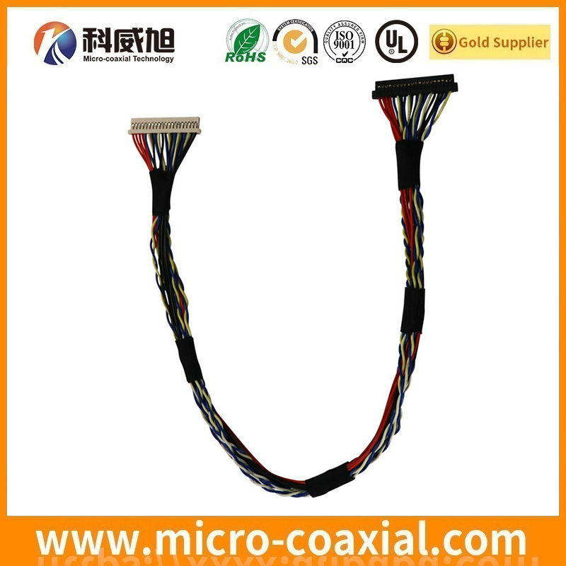 Custom DF38-30P-SHL micro coaxial connector LVDS cable I-PEX 20473-040T-10 LVDS eDP cable vendor