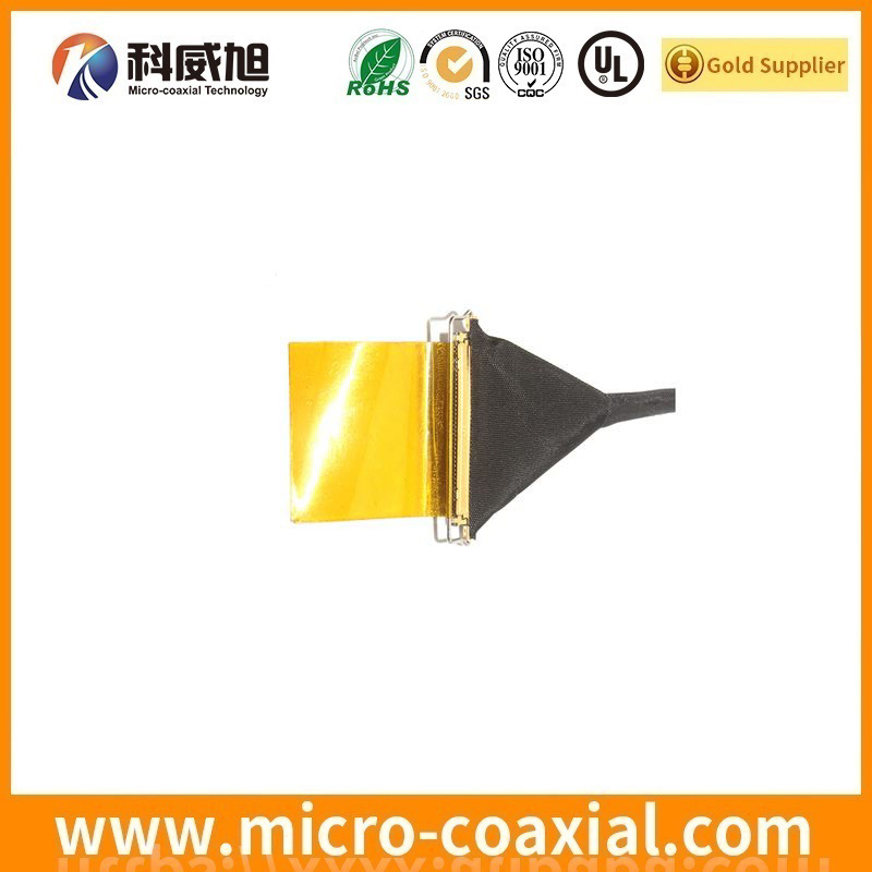 Custom DF81D-30P-0.4SD(51) fine micro coaxial LVDS cable I-PEX 20777 LVDS eDP cable manufacturing plant