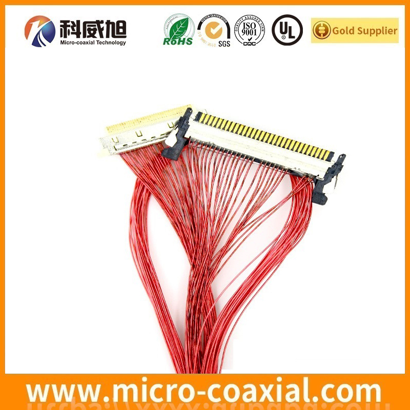 Custom DF81DJ-50P-0.4SD(51) Fine Micro Coax LVDS cable I-PEX 20319 LVDS eDP cable vendor