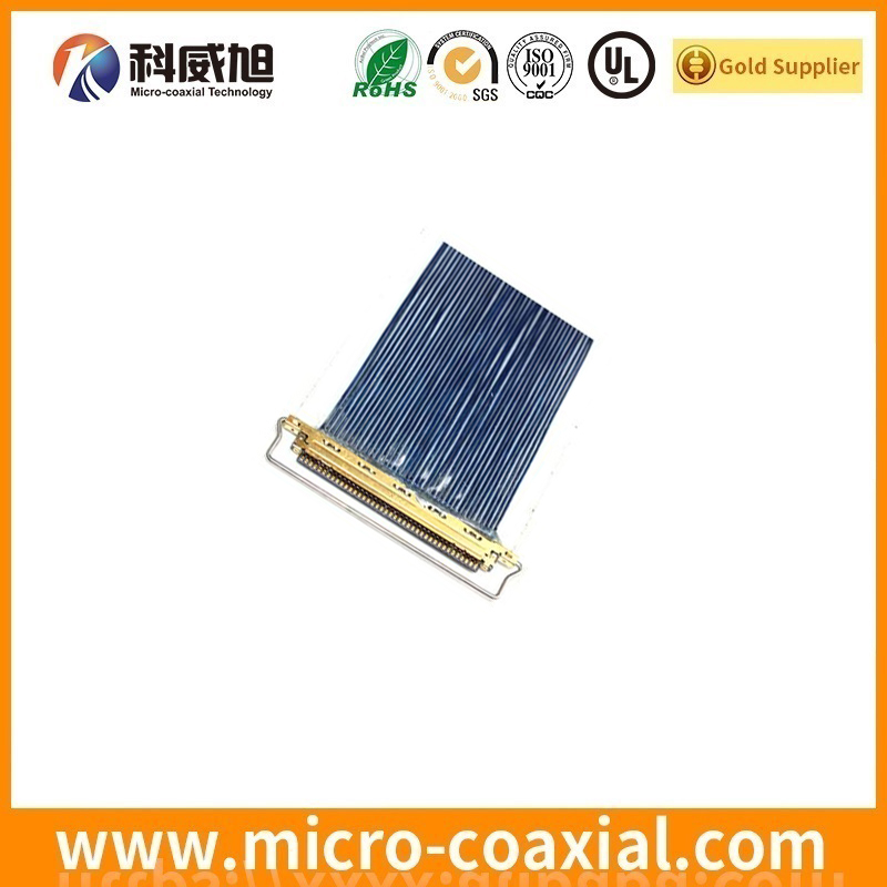Custom FI-RE51S-HF-R1500 fine-wire coaxial LVDS cable I-PEX 20498-040E-41 LVDS eDP cable manufactory