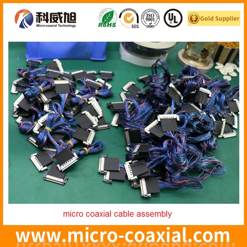 Custom FI-RNC3-1A-1E-15000-H Micro Coax LVDS cable I-PEX 20634-240T-02 LVDS eDP cable Manufacturing plant
