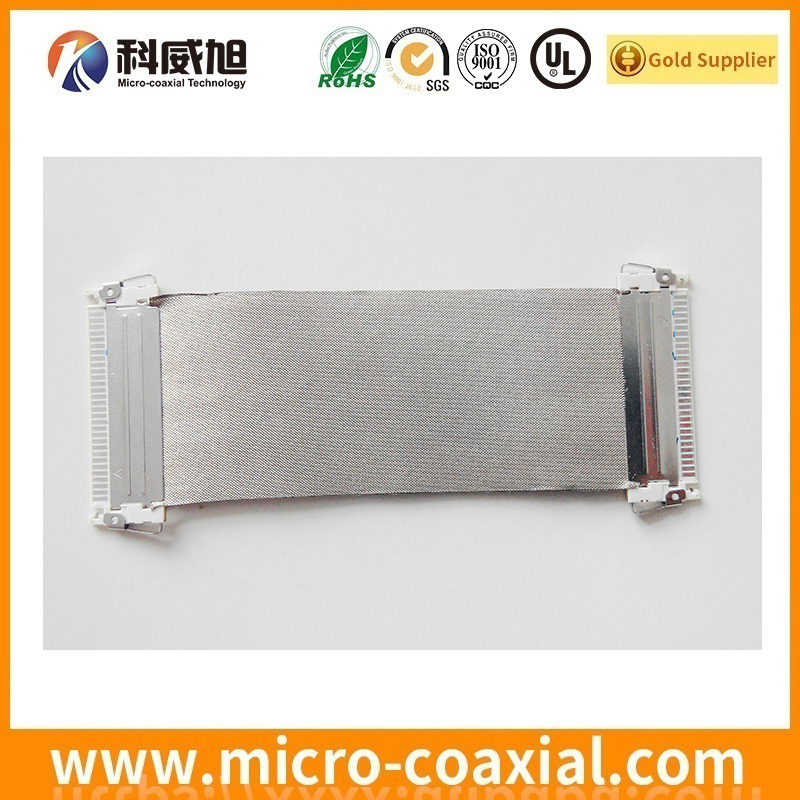 Custom FI-RNC3-1A-1E-15000-T board-to-fine coaxial LVDS cable I-PEX CABLINE-CA II PLUS LVDS eDP cable factory