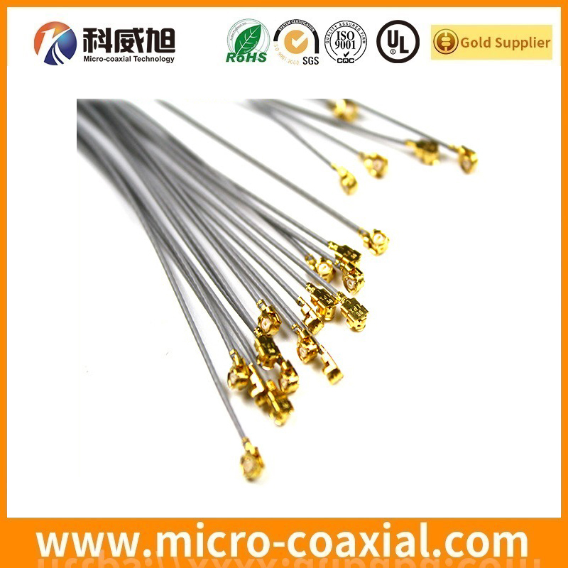 Custom FI-S10P-HFE fine pitch connector LVDS cable I-PEX 1968-0302 LVDS eDP cable provider