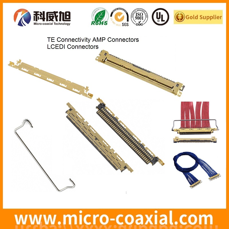 Custom FI-S2P-HFE Micro Coaxial LVDS cable I-PEX 20634-240T-02 LVDS eDP cable supplier