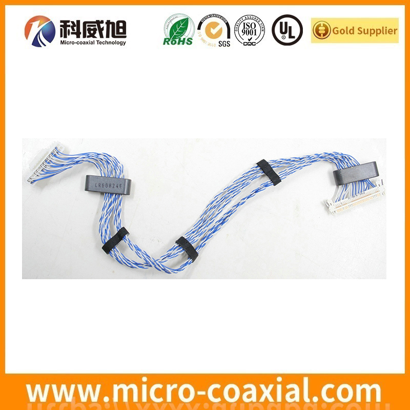 Custom FI-S5S fine wire LVDS cable I-PEX 20504-044T-01F LVDS eDP cable factory