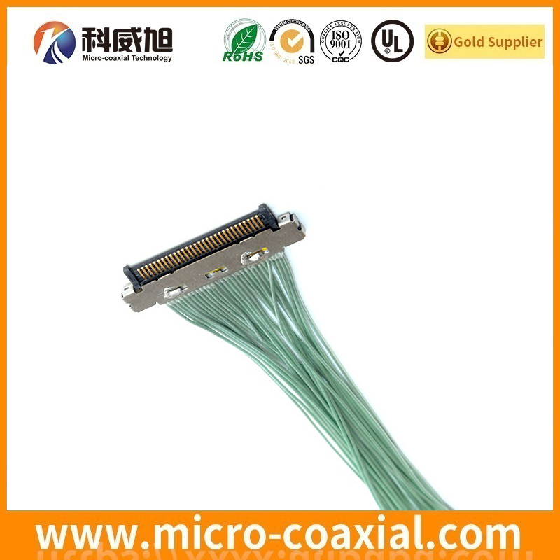 Custom FI-W31P-HFE-A-E1500 fine pitch LVDS cable I-PEX 20680-050T-01 LVDS eDP cable Manufacturing plant