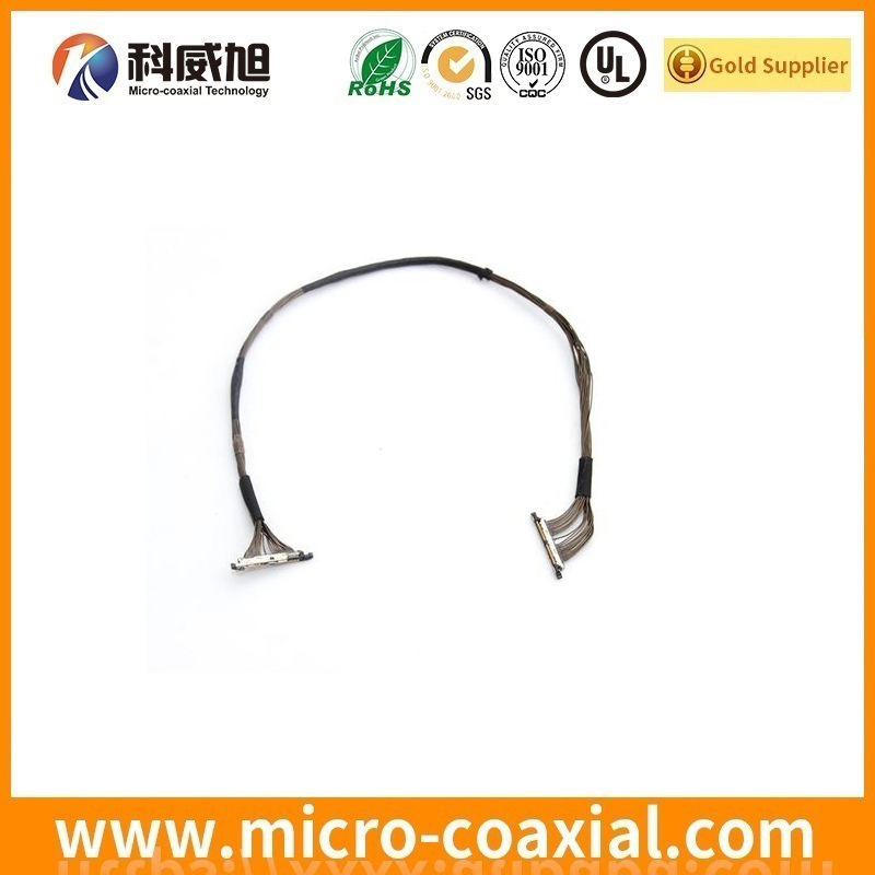 Custom FI-WE41P-HFE-E1500 micro-coxial LVDS cable I-PEX 20496-040-40 LVDS eDP cable Factory