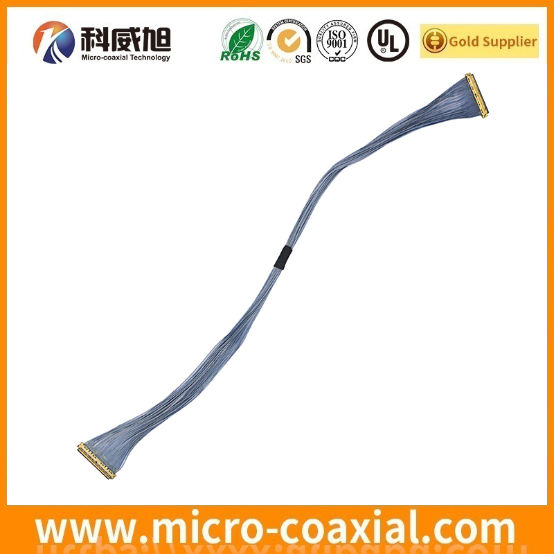 Custom FI-X30CH-NPB-7000 micro coax LVDS cable I-PEX 20389-Y30E-03 LVDS eDP cable Provider