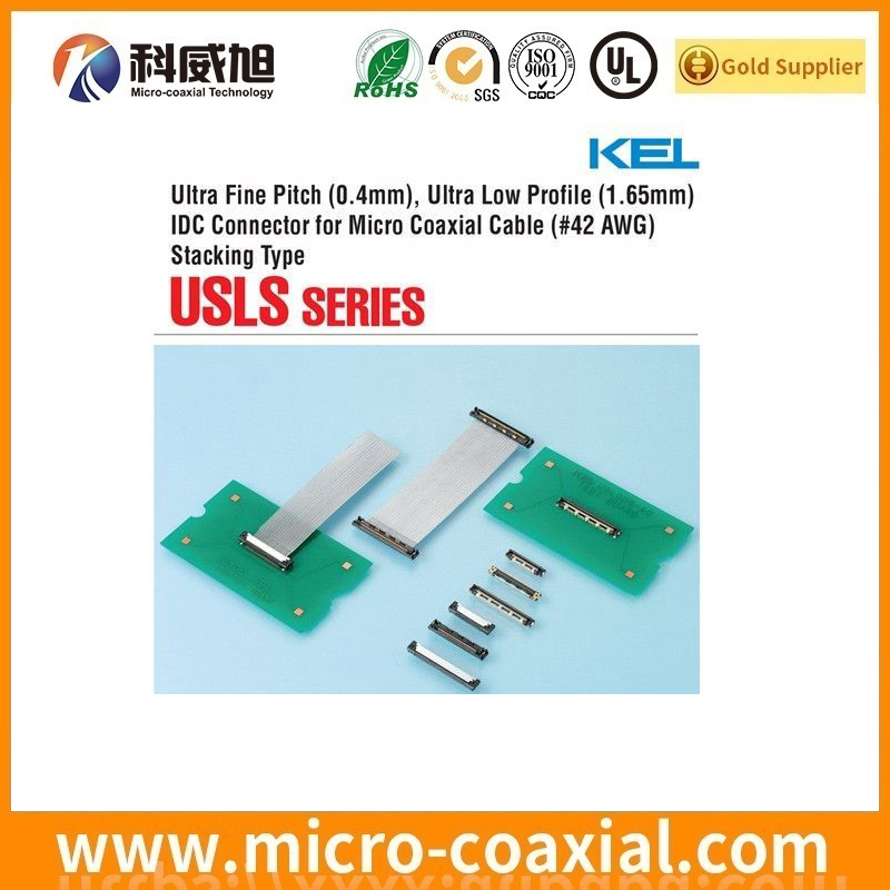 Custom FX15-31S-0.5SV(30) micro-miniature coaxial LVDS cable I-PEX 1968-0322 LVDS eDP cable Manufactory