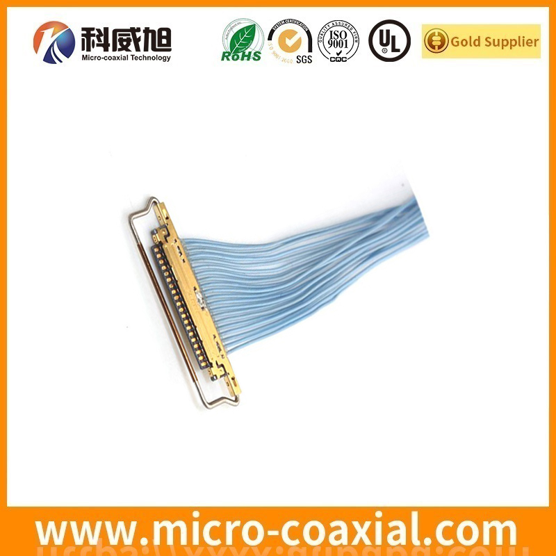 Custom FX16-51P-0.5SD micro coaxial connector LVDS cable I-PEX 3204-0401 LVDS eDP cable Manufacturing plant