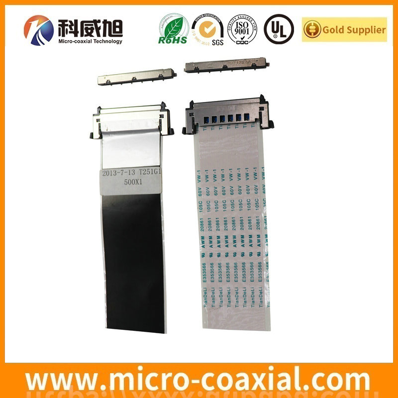 Custom I-PEX 1653-020B micro-coxial LVDS cable I-PEX 20680-050T-01 LVDS eDP cable provider