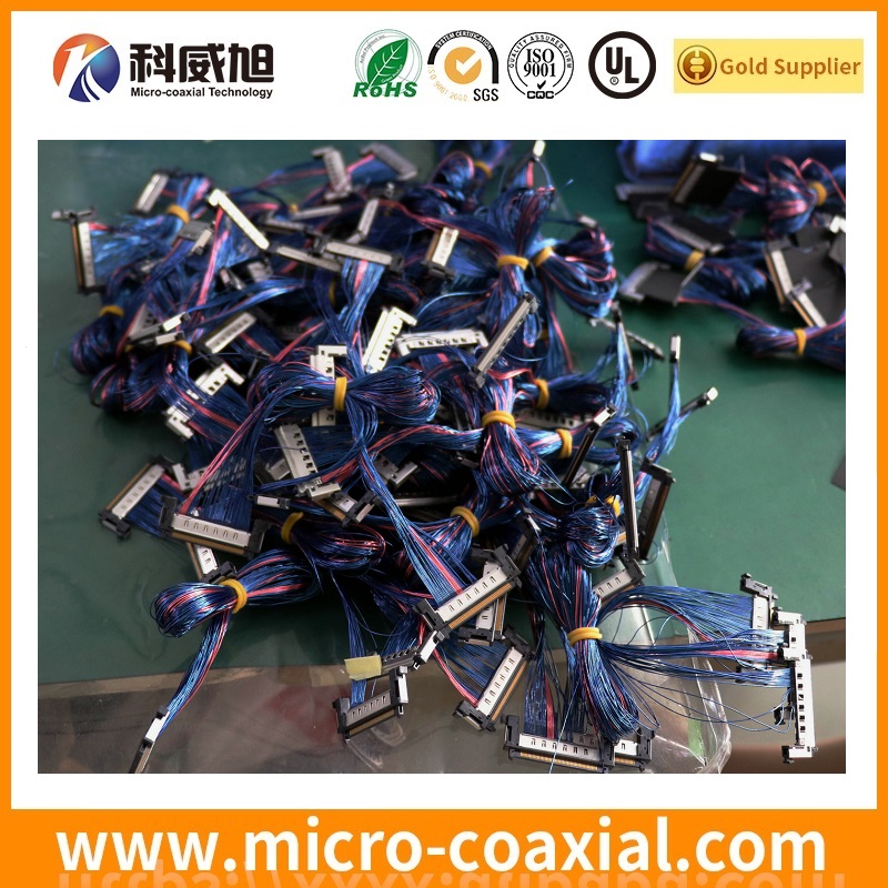 Custom I-PEX 20152-040U-20F fine wire LVDS cable I-PEX 20347-330E-12R LVDS eDP cable Manufactory