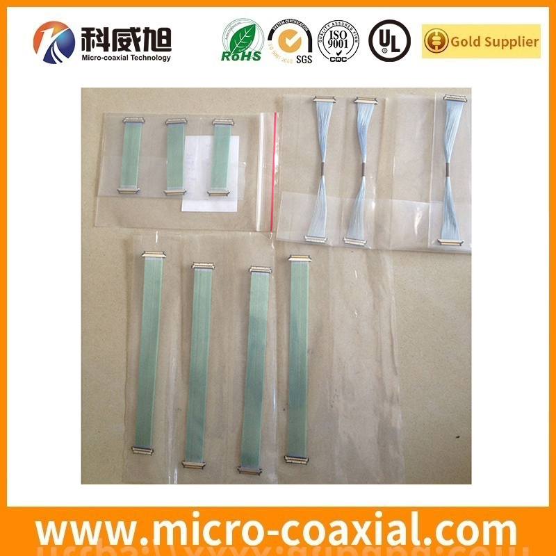 Custom I-PEX 20324 Fine Micro Coax LVDS cable I-PEX 20454-240T LVDS eDP cable Manufacturing plant