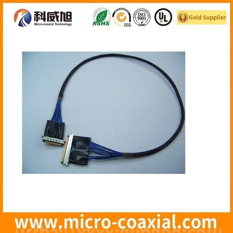 Custom I-PEX 20329-044T-01F micro flex coaxial LVDS cable I-PEX 20454-040T LVDS eDP cable Factory