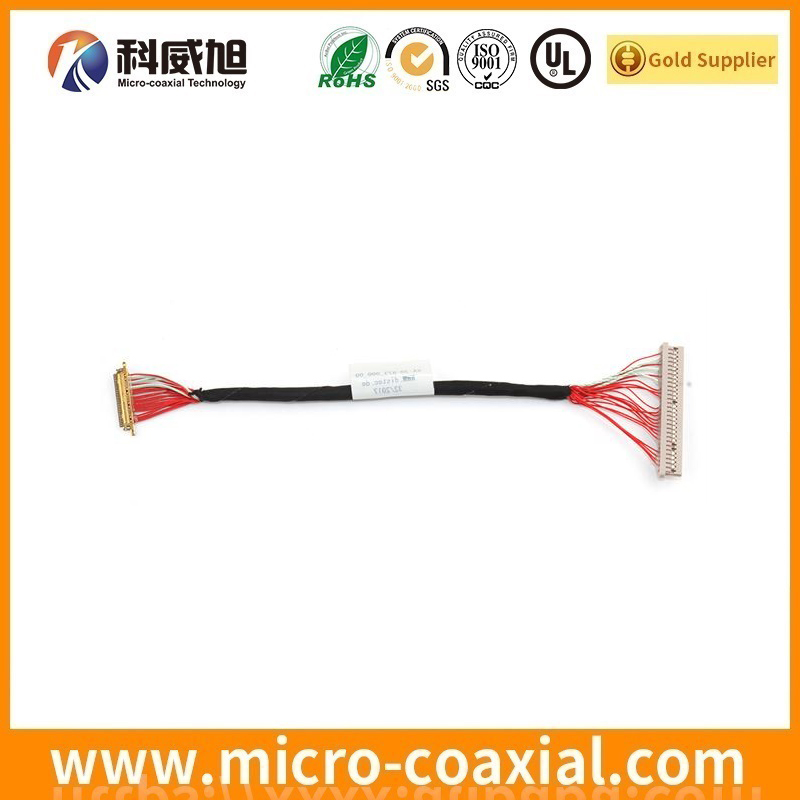 Custom I-PEX 20422-051T Micro Coaxial LVDS cable I-PEX 20682-020E-02 LVDS eDP cable Manufactory