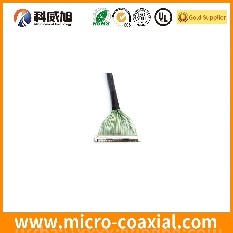 Custom I-PEX 20423-H41E Micro-Coax LVDS cable I-PEX 20455-040E-99 LVDS eDP cable Supplier