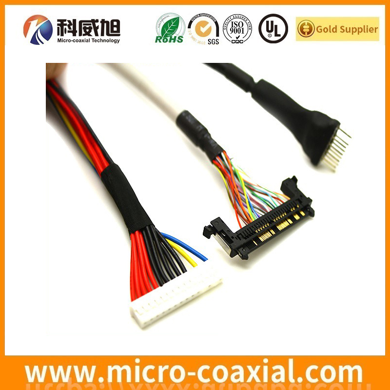 Custom I-PEX 20423-H51E micro coaxial LVDS cable I-PEX 20533-030E LVDS eDP cable vendor