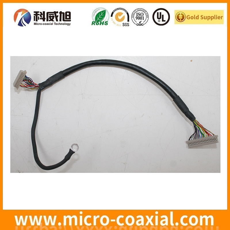 Custom I-PEX 20455-030E-99 Fine Micro Coax LVDS cable I-PEX 1720-020B LVDS eDP cable manufactory