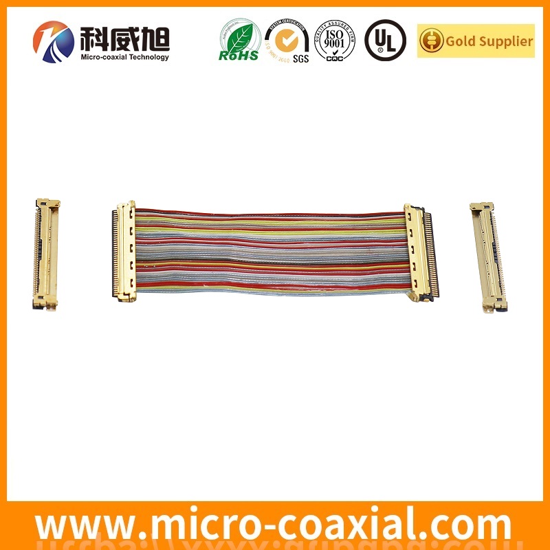 Custom I-PEX 20496-050-40 micro-miniature coaxial LVDS cable I-PEX 20142-030U-20F LVDS eDP cable Provider
