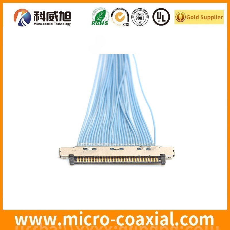Custom I-PEX 20525-212E-02 Micro Coaxial LVDS cable I-PEX 20497-032T-30 LVDS eDP cable provider