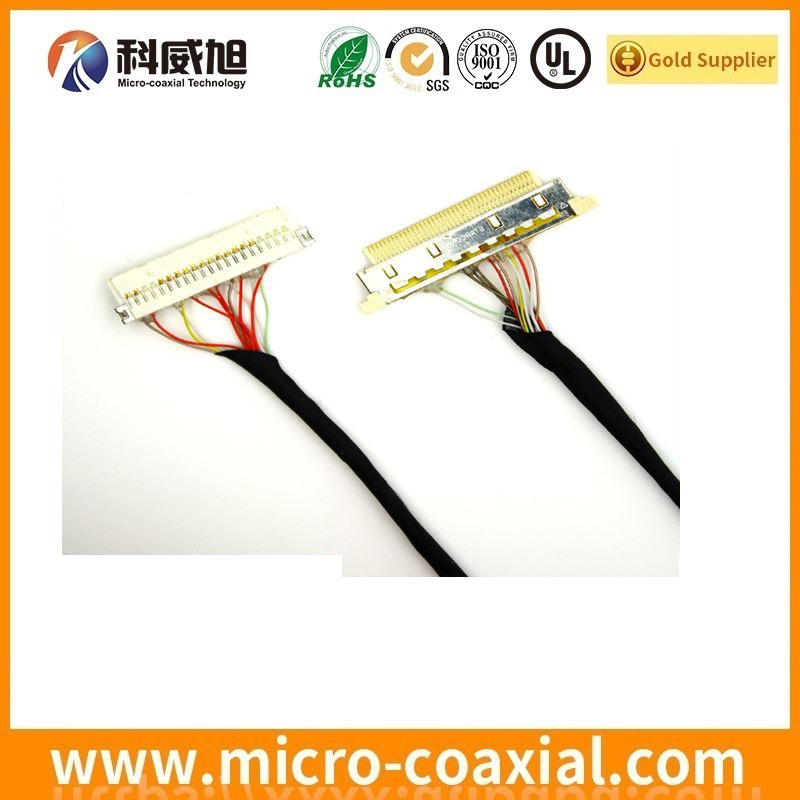 Custom I-PEX 20533 fine pitch connector LVDS cable I-PEX 20777-040T-01 LVDS eDP cable Factory