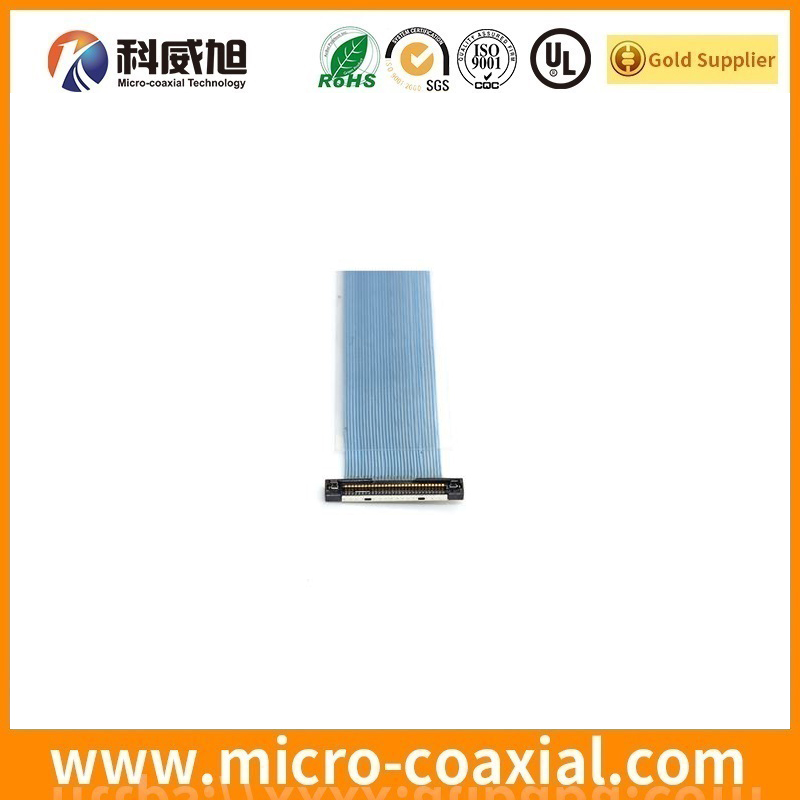 Custom I-PEX 20633-310T-01S board-to-fine coaxial LVDS cable I-PEX 1720 LVDS eDP cable Provider