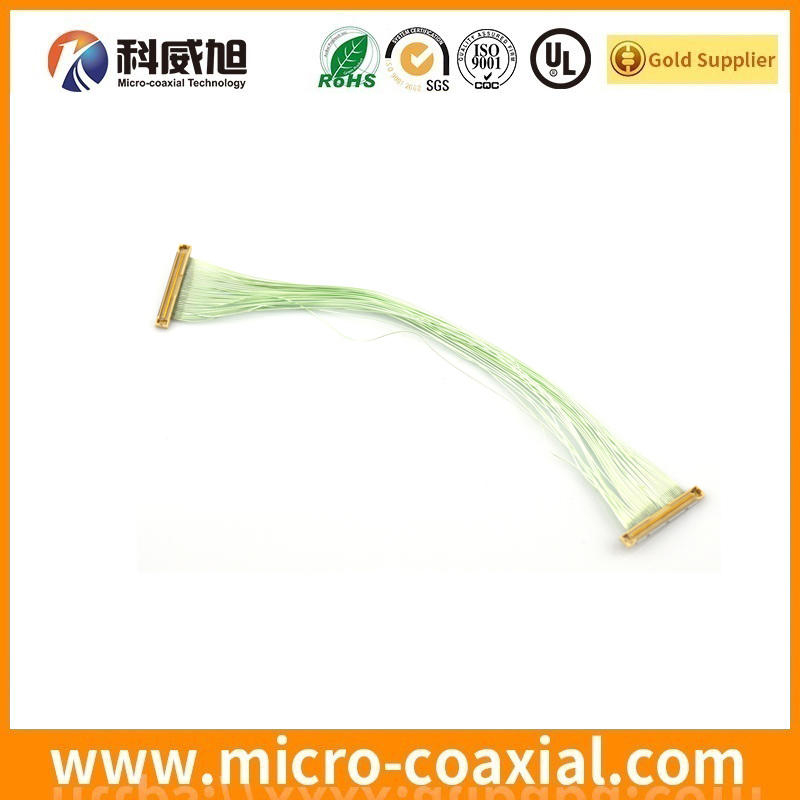 Custom I-PEX 20633-310T-01S micro coaxial connector LVDS cable I-PEX 2764-0121-003 LVDS eDP cable provider