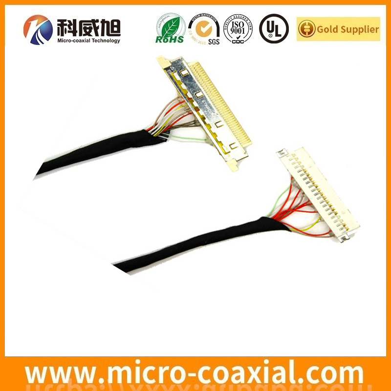 Custom I-PEX 20634-230T-02 fine pitch LVDS cable I-PEX 20498-050E-41 LVDS eDP cable Factory