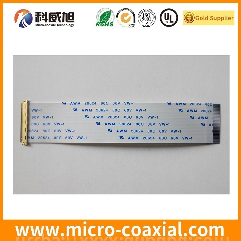 Custom I-PEX 20634-240T-02 Micro Coax LVDS cable I-PEX 20679-050T-01 LVDS eDP cable Manufacturer