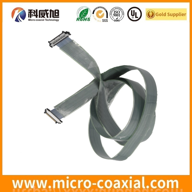 Custom I-PEX 20681-030T-01 fine pitch connector LVDS cable I-PEX 20423-V21E LVDS eDP cable Vendor