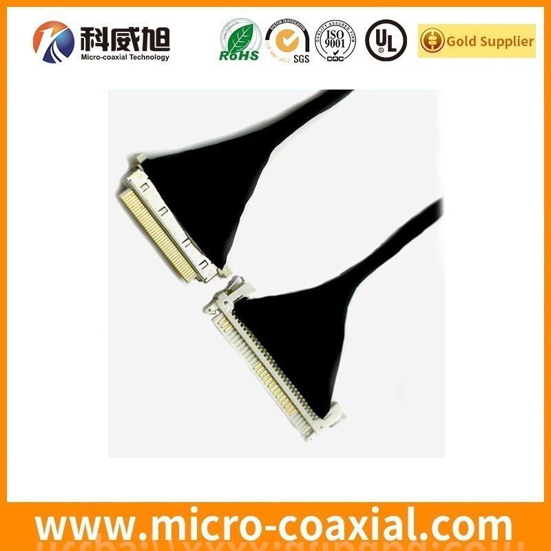 Custom I-PEX 20834 Micro Coaxial LVDS cable I-PEX 20454-320T LVDS eDP cable Supplier