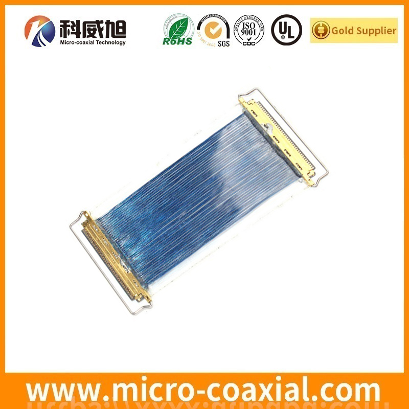 Custom I-PEX 2182-035-03 Micro-Coax LVDS cable I-PEX 3300 LVDS eDP cable factory